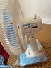 美的（Midea）臺式電風(fēng)扇七葉柔風(fēng)輕音臥室宿舍廣角遠(yuǎn)距交流定頻臺扇辦公室桌面節(jié)能省電搖頭小型電扇 FGAU40D 曬單實拍圖