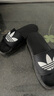 adidas ADILETTE休閑居家沙灘拖鞋男女阿迪達(dá)斯官方三葉草 一號(hào)黑/白 43 曬單實(shí)拍圖