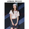 UR2025秋季新款女裝休閑蛋糕串珠圓領(lǐng)短袖T恤UYY450254 曬單實(shí)拍圖