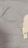 Olrain歐芮兒法式藍(lán)色休閑褲女夏季新款高腰洗水棉直筒哈倫褲 淺藍(lán)色 XL 曬單實(shí)拍圖