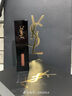 圣羅蘭（YSL）黑管鏡面愛心唇釉443口紅滋潤化妝品生日禮物女送女友 曬單實拍圖
