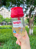 NUBY（努比）兒童迷你運(yùn)動杯便攜外出行大肚水杯學(xué)飲寶寶水杯兒童運(yùn)動親子水杯 紅色 300ml 曬單實(shí)拍圖
