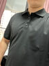 GLM短袖t恤男透氣夏季翻領(lǐng)polo衫速干T恤冰絲感休閑運動上衣黑色M 曬單實拍圖