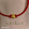 周大福SOINLOVE小金蛇小富蛇本命年生肖足金黃金轉(zhuǎn)運(yùn)珠[可選] VR1429 配手繩 曬單實(shí)拍圖
