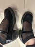 大東瑪麗珍鞋女鞋2026春季新款粗跟魔術(shù)貼圓頭飾扣C0139 黑色  38 曬單實(shí)拍圖