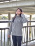 Columbia哥倫比亞戶(hù)外25秋冬新品女子野營(yíng)徒步保暖抓絨外套XE4145 004 花灰色 L (165/88A) 曬單實(shí)拍圖