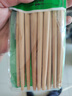 愛(ài)舒貝（AISHUBEI）天然楠竹10雙裝防滑長(cháng)筷子家用無(wú)蠟無(wú)漆竹筷餐具碳化筷子套裝 光板無(wú)節天然木筷 10雙 原木色 曬單實(shí)拍圖