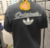 adidas經(jīng)典純棉運(yùn)動上衣圓領(lǐng)短袖T恤男女夏季新款阿迪達(dá)斯三葉草 黑色   S 曬單實(shí)拍圖