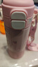 GULOO兒童保溫杯女孩庫洛米雙飲吸管水杯316不銹鋼小學(xué)生上學(xué)專用水壺 粉色 480ml 【送背帶+雙飲】 曬單實(shí)拍圖