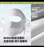 蕉下輕薄無痕臉基尼女全臉防曬面罩高顏值換洗2件裝深黛灰+藍煙灰 曬單實拍圖