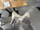 無印良品（MUJI）男式 水洗輕便 工裝褲 男士長(zhǎng)褲子休閑褲男裝 25年春季 AE0Z0A5S 象牙色 L (175/88A) 曬單實(shí)拍圖