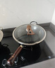 三四鋼鐵鍋章丘炒菜無(wú)涂層免開鍋燃?xì)庠顚Ｓ檬扈F家用圓底鍛打32cm 37832 曬單實(shí)拍圖
