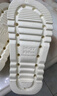 名創(chuàng)優(yōu)品（MINISO）洞洞鞋男女夏季外穿涼鞋防滑厚底踩屎感包頭涼拖鞋 卡其+海洋星星 曬單實拍圖