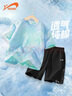 貴人鳥(niǎo)童裝男童夏裝套裝2025兒童夏季薄短袖t恤男孩扎染衣服女童兩件套 曬單實(shí)拍圖