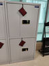 妍苒活動(dòng)柜辦公文件柜桌下鐵皮抽屜柜三抽矮柜移動(dòng)柜打印機儲物柜帶鎖 曬單實(shí)拍圖