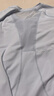徽昂運動套裝女瑜伽服女跑步健身服速干衣t恤網(wǎng)紗美背短袖短褲藍(lán)灰L 曬單實拍圖