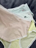 OVE女童內(nèi)褲冰絲女寶寶兒童莫代爾棉小女孩夏季薄款短褲三角褲無痕純 淺黃/淺綠/白色/粉紅 120 cm 曬單實拍圖