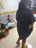 宜而爽【冰絲睡裙】女士梭織連衣裙可外穿短袖家居服性感睡衣女 曬單實拍圖