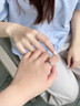 飾薇連理枝情侶戒指男女開(kāi)口對戒可調節小眾高級感送女友老婆七夕禮物 連理枝情侶對戒【送首飾盒】 曬單實(shí)拍圖