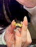 中國黃金（CHINA GOLD）黃金戒指女士輕奢足金愛(ài)神花環(huán)固口指環(huán)情人節生日禮物送女友老婆 愛(ài)神花環(huán)戒指  約1g 圈號14 曬單實(shí)拍圖