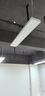 燈靈 辦公室吊燈led平板長條燈寫字樓超市直播間燈具燈飾 白框直角 120*20cm 48W 白光 曬單實拍圖