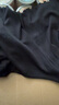森馬（Semir）短袖T恤女短款木耳邊開衫刺繡背心2025新款夏緊身兩件套顯瘦 黑色90001 M 曬單實(shí)拍圖