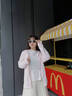 浪莎冰絲防曬衣女薄款2025夏季新款遮陽時(shí)尚防曬服防紫外線韓版短外套 冰淇淋粉 【冰感防曬UPF200+】 均碼 【適合80-140斤】 曬單實(shí)拍圖