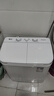 揚子5公斤半自動(dòng)洗衣機雙桶雙缸大容量家用宿舍租房用小型迷你脫水甩干母嬰內衣內褲洗衣機  半自動(dòng)5公斤象牙白 曬單實(shí)拍圖