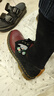 馬丁（DR.MARTENS）宮里的世界1461國風(fēng)馬丁男女款早秋新中式單鞋 酒紅色+黑色 43 曬單實(shí)拍圖