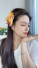 松窗夢(mèng)語(yǔ)森系田園風(fēng)黃色花朵發(fā)夾女夏日多巴胺頭花發(fā)卡超仙海邊配飾劉海夾 夏日沙灘2件套（左上） 曬單實(shí)拍圖