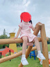 唐獅童裝夏季新款POLO連衣裙學(xué)院風(fēng)女童裙子百褶裙 粉紅色 140 曬單實(shí)拍圖