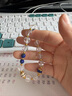 五臺山水晶手串白水晶青金石能量轉(zhuǎn)運(yùn)祥云手鏈送女友節(jié)日禮物禮盒款 白水晶青金石手串 曬單實(shí)拍圖