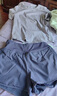 百思絨戶外休閑運動套裝時尚羽毛球服女網(wǎng)球服 粉紫上衣+紫短褲 XL 曬單實拍圖