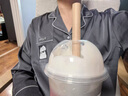 果殼（Gukoo）情侶睡衣春秋款小狗印花寬松簡(jiǎn)約舒適男士家居服套裝女 灰黑 XL 曬單實(shí)拍圖