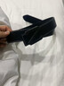 NOSSKISS國(guó)際奢侈品牌男士皮帶經(jīng)典磨砂Z扣霸氣整張頭層牛皮無(wú)禮物送老公 金色扣頭+黑色帶身(不可剪短) 100cm 曬單實(shí)拍圖