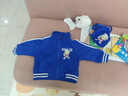 G.DUCKKIDS小黃鴨聯(lián)名奧特曼男童外套春秋款兒童夾克風(fēng)衣中小童男孩卡通衣服 藍(lán)色奧特曼拉條送包 90 (建議寶寶10-12公斤 24-36個 曬單實拍圖