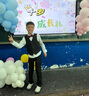 耀王兒童西服背帶夾領(lǐng)結(jié)領(lǐng)花男女生領(lǐng)帶西裝蝴蝶結(jié)LD01 酒紅黑底領(lǐng)結(jié) 均碼 曬單實(shí)拍圖