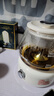 蘇泊爾（SUPOR）煮茶器 煮茶壺花茶壺1L 養(yǎng)生壺 迷你恒溫電熱水壺 蒸茶器噴淋式煮茶壺 SW-10C09 曬單實(shí)拍圖