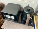 鳴盞 全自動(dòng)上水壺紫外線殺菌消毒烘干一體底部上水茶臺(tái)多段控溫?zé)畨仉姛崴畨厍度胧诫姴锠t茶具套裝 0.8L 消毒茶藝壺MZ151A（370*200） 黑色 曬單實(shí)拍圖