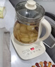 九陽（Joyoung）養(yǎng)生壺迷你玻璃花茶壺煮茶器 12大功能11檔溫度 0膠水恒溫電熱燒水壺1.5L 1506BQ 曬單實拍圖