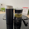 智品迪德國泡茶杯保溫杯茶水分離泡茶杯304不銹鋼過濾保溫水杯保溫壺 黑色一鍵茶水分離隱形提手600ML 曬單實(shí)拍圖