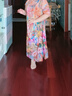羅蒙撿漏民族風(fēng)氣質(zhì)花色杭州真絲連衣裙2025夏季新款寬松顯瘦桑蠶絲長 花色 3XL 145-160斤 曬單實(shí)拍圖