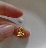 鑫誠盛黃金木馬手鏈3D硬金999足金蝴蝶結(jié)生肖馬搖搖馬轉(zhuǎn)運(yùn)珠寶寶女手鏈 單個小木馬約0.9g 曬單實(shí)拍圖