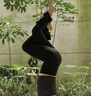 雪茜曼（XUEXIMAN）瑜伽褲女喇叭褲裸感高腰提臀健身普拉提運(yùn)動(dòng)速干長(zhǎng)褲 曬單實(shí)拍圖