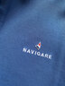 Navigare意大利小帆船短袖POLO衫男夏季高彈舒適吸濕透氣汗衫半袖高級(jí)男裝 方鈉石藍(lán) L 碼 曬單實(shí)拍圖