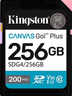 金士頓（Kingston）256GB SD存儲(chǔ)卡 U3 V30 相機(jī)內(nèi)存卡 高速sd卡大卡 4K超高清拍攝 讀速200MB/s 寫(xiě)速160MB/s 曬單實(shí)拍圖
