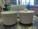 颯望德國(guó)陶瓷燉盅食品級(jí)家用燉燕窩雞蛋羹帶蓋隔水一人煲湯燉湯 雙耳燉盅【360ml】 曬單實(shí)拍圖