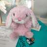 Jellycat粉色郁金香甜美小兔公仔動物毛絨玩偶送禮娃娃生日七夕情人節(jié)禮物 粉色 One Size 曬單實拍圖