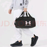UNDER ARMOUR男包女包行李包 時(shí)尚簡(jiǎn)約大容量健身訓練包拎包 黑白 均碼 曬單實(shí)拍圖