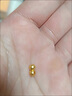 喜上眉梢足金999轉(zhuǎn)運珠3D硬金拋光面珠磨砂路路通DIY配飾散珠送禮女 4mm光珠【約1g】多顆重版 曬單實拍圖